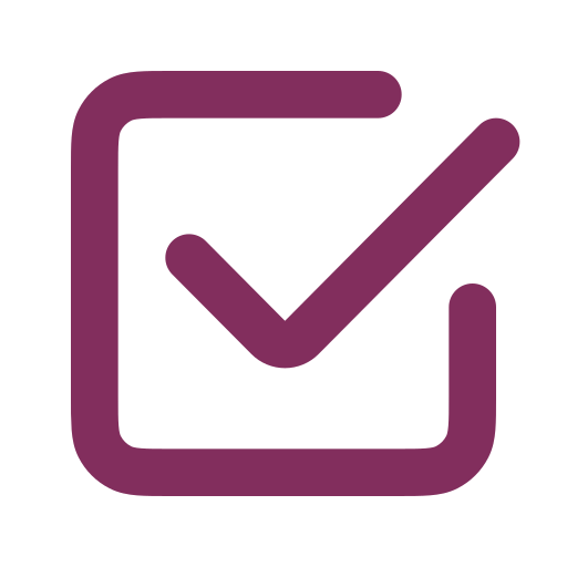 Icône case à cocher